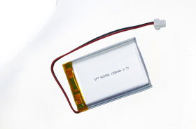 3.7V 603450 1200mAh 便攜式照明設備聚合物鋰電池